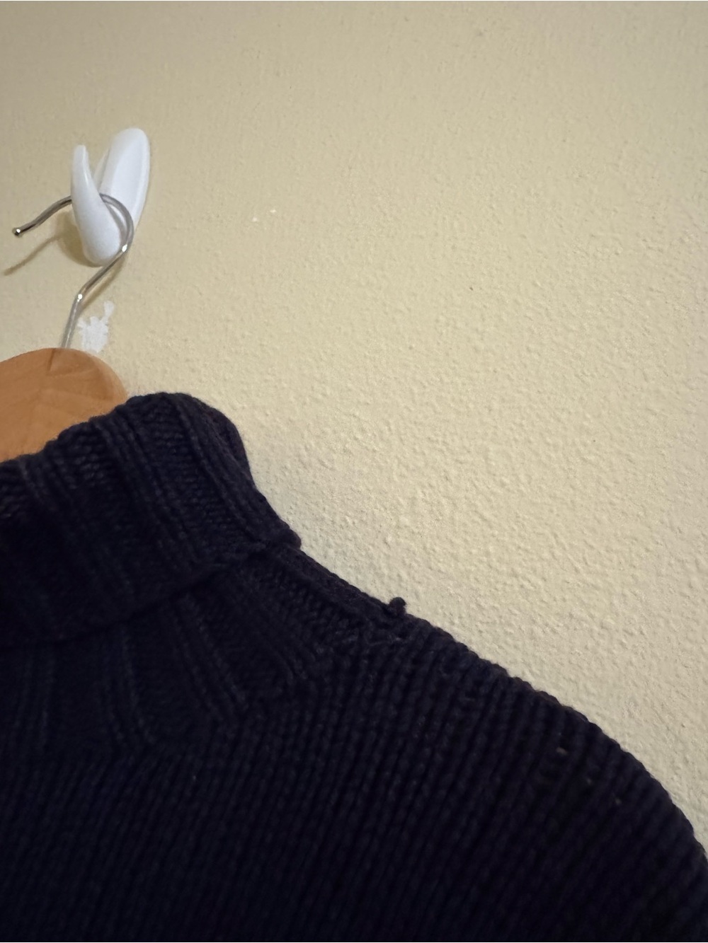 Ralph Lauren Country Cashmere American Flag Sweater USA Knit Turtleneck Navy M - Picture 4 of 8